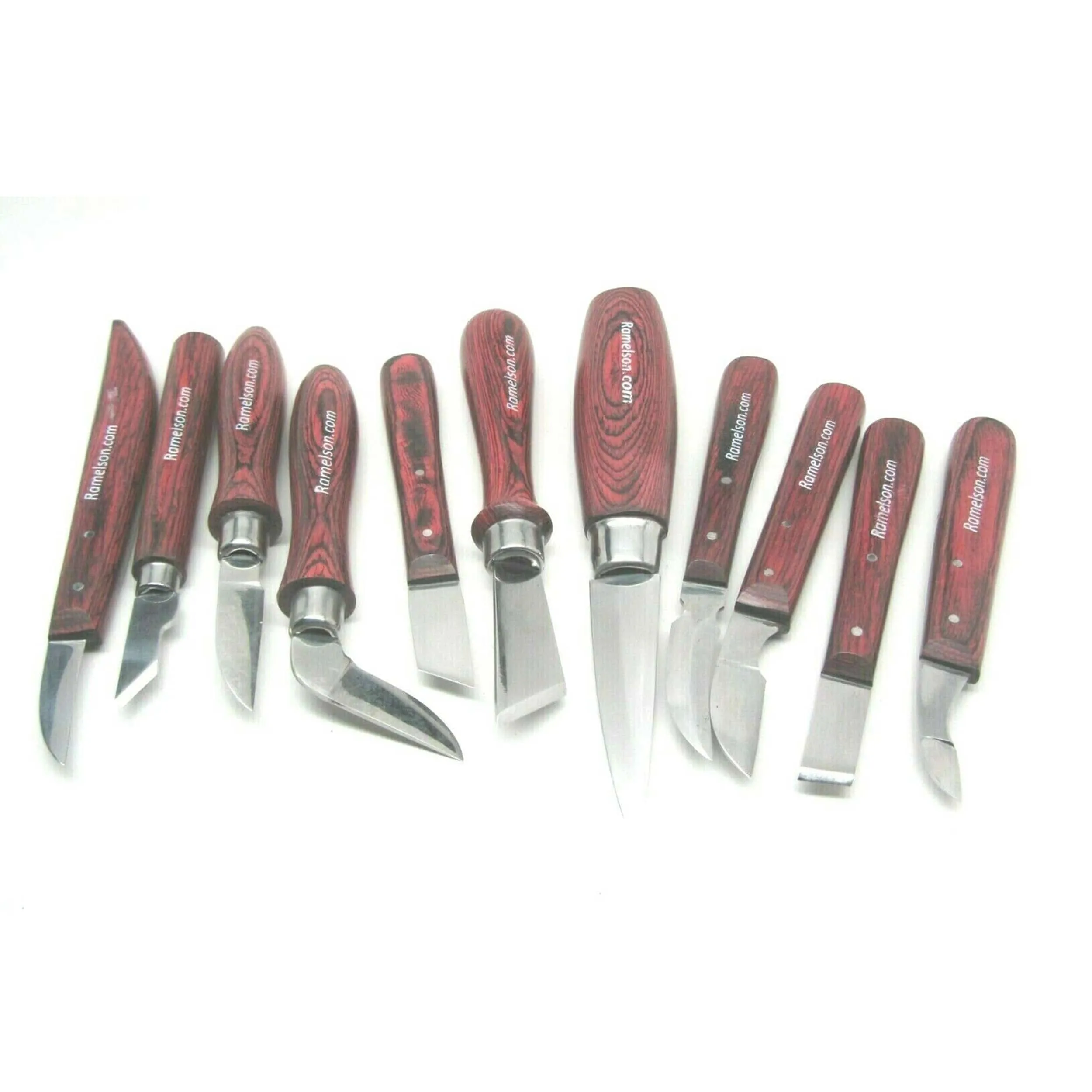 11pc Woodcarving Miscellaneous Chip Knives