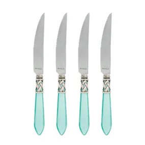 Aladdin Steak Knife Set of 4 Antique - Aqua