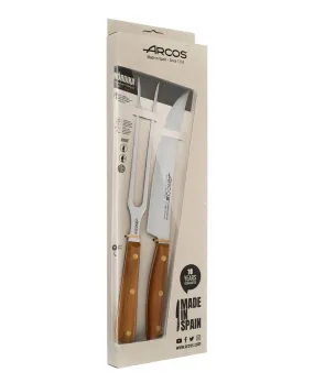 Arcos Nordika 2 Piece Barbecue Set - Brown