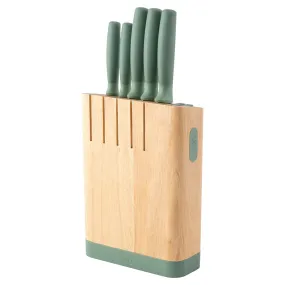 BergHOFF Forest Leo 6-PC Knife Block Set - Green | 3950351