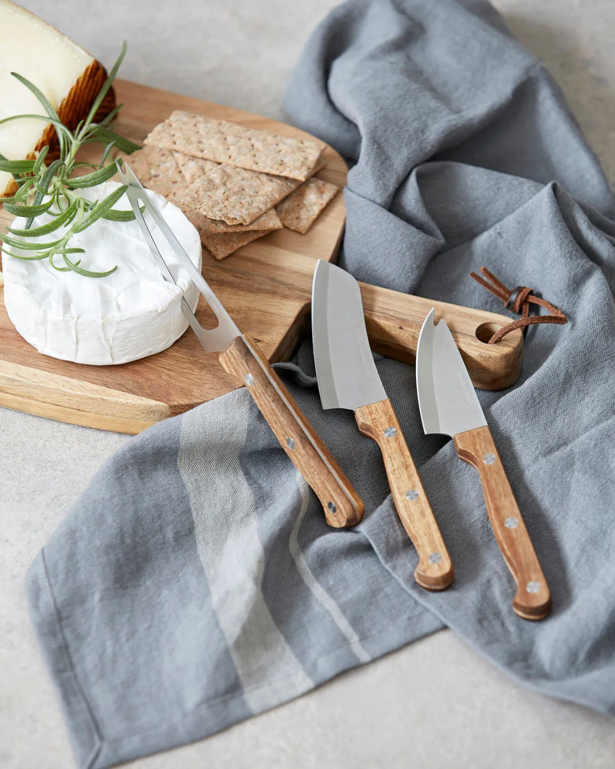 Cheese Knives Nature - Set of 3