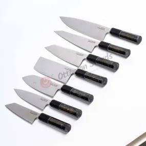 Chef's Knife Set Black