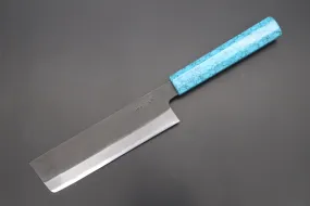 Custom Limited Edition, Hinoura White Steel No.1 Kurouchi Series HS1-5SP10 Nakiri 165mm (6.4 Inch)