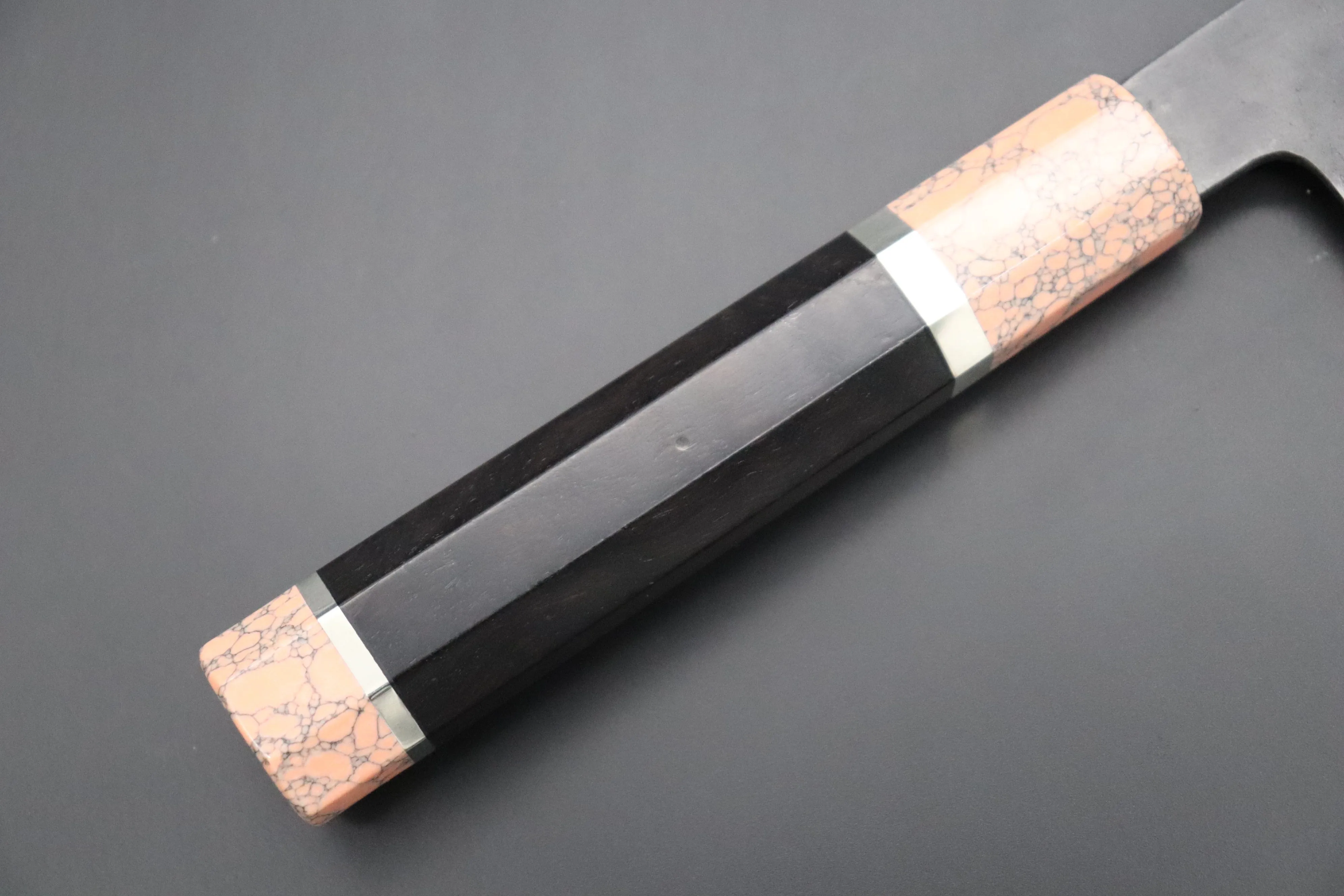 Custom Limited Edition, Hinoura White Steel No.1 Kurouchi Series HS1-5SP3 Nakiri 165mm (6.4 Inch)