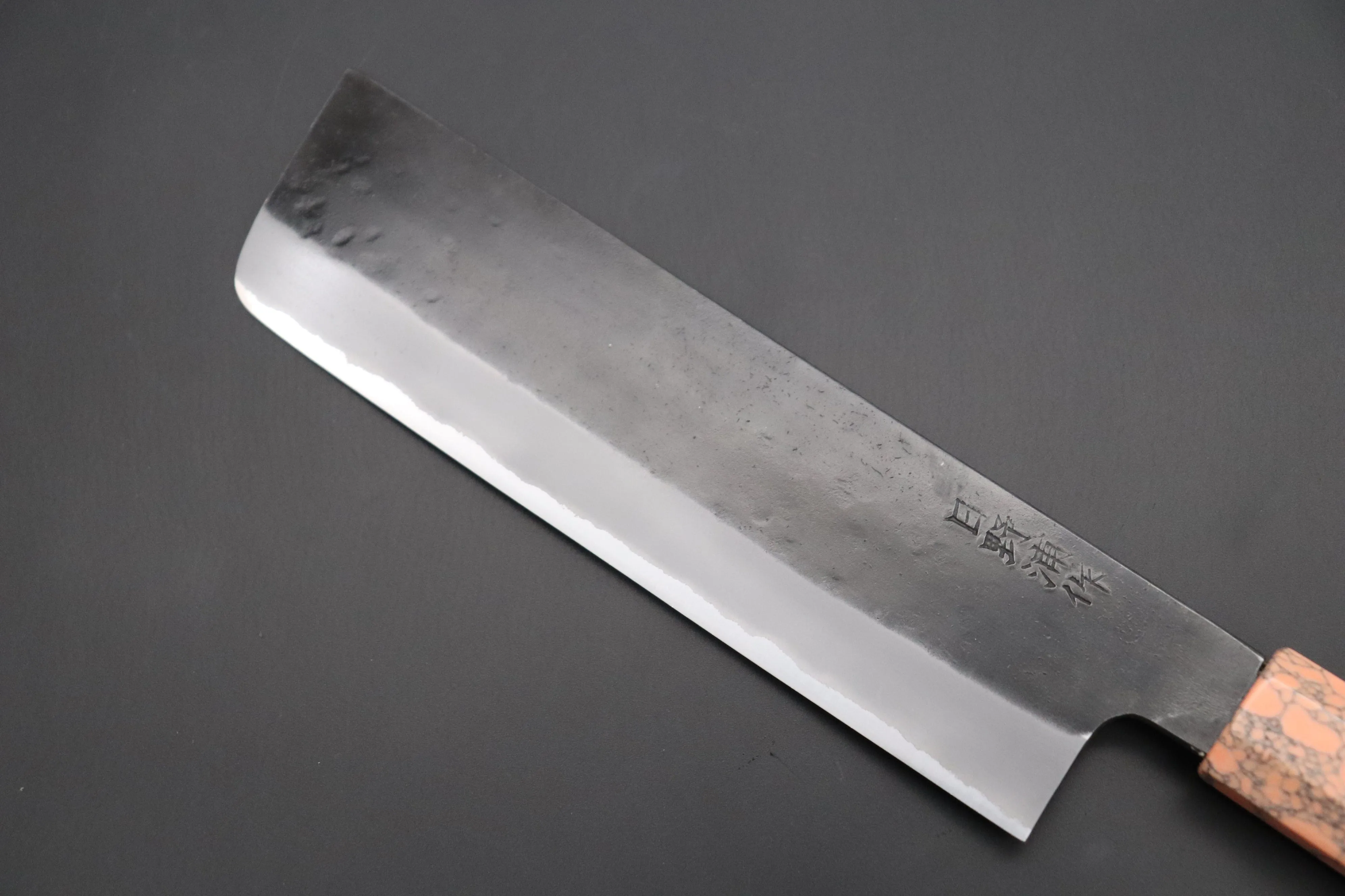 Custom Limited Edition, Hinoura White Steel No.1 Kurouchi Series HS1-5SP3 Nakiri 165mm (6.4 Inch)