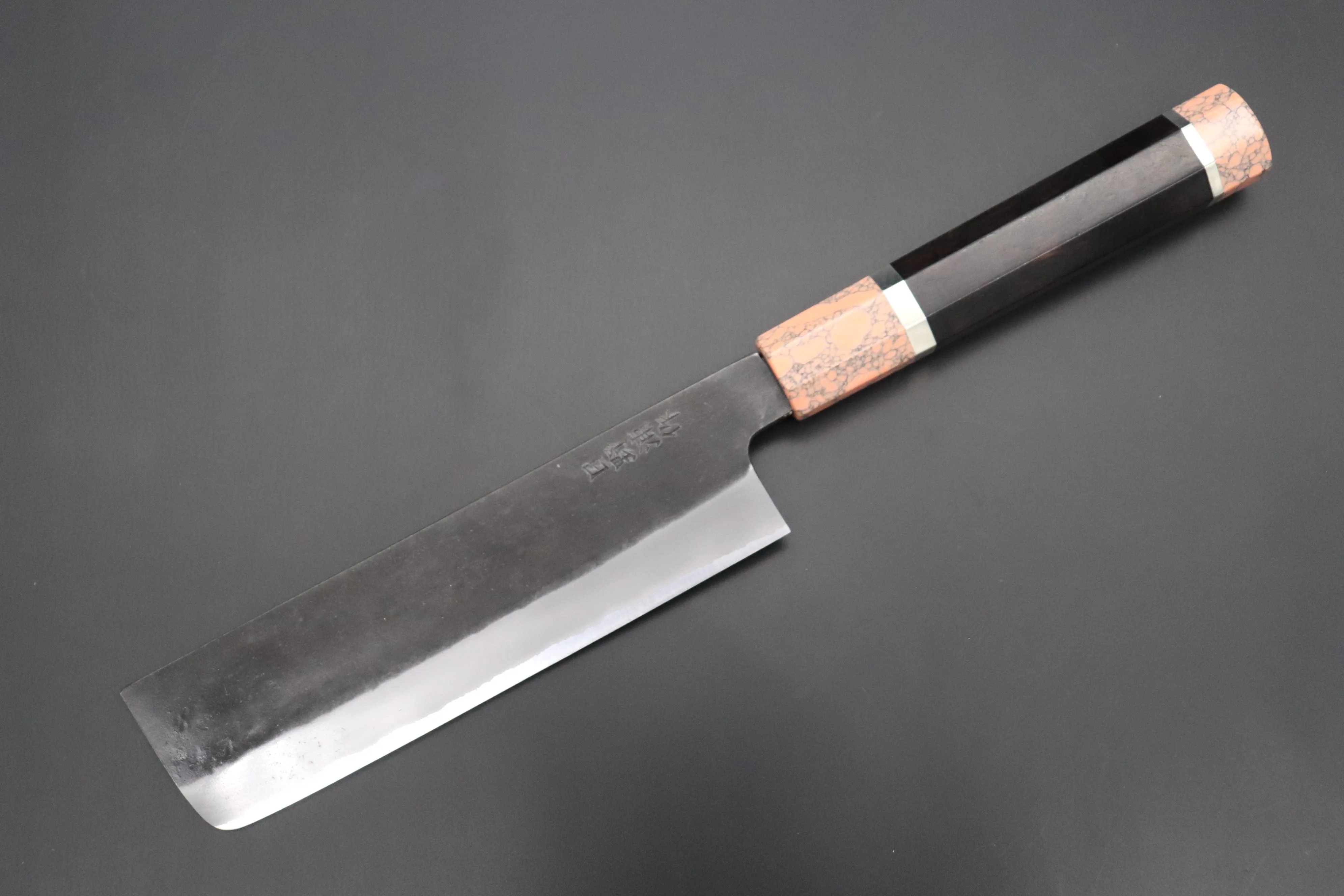 Custom Limited Edition, Hinoura White Steel No.1 Kurouchi Series HS1-5SP3 Nakiri 165mm (6.4 Inch)