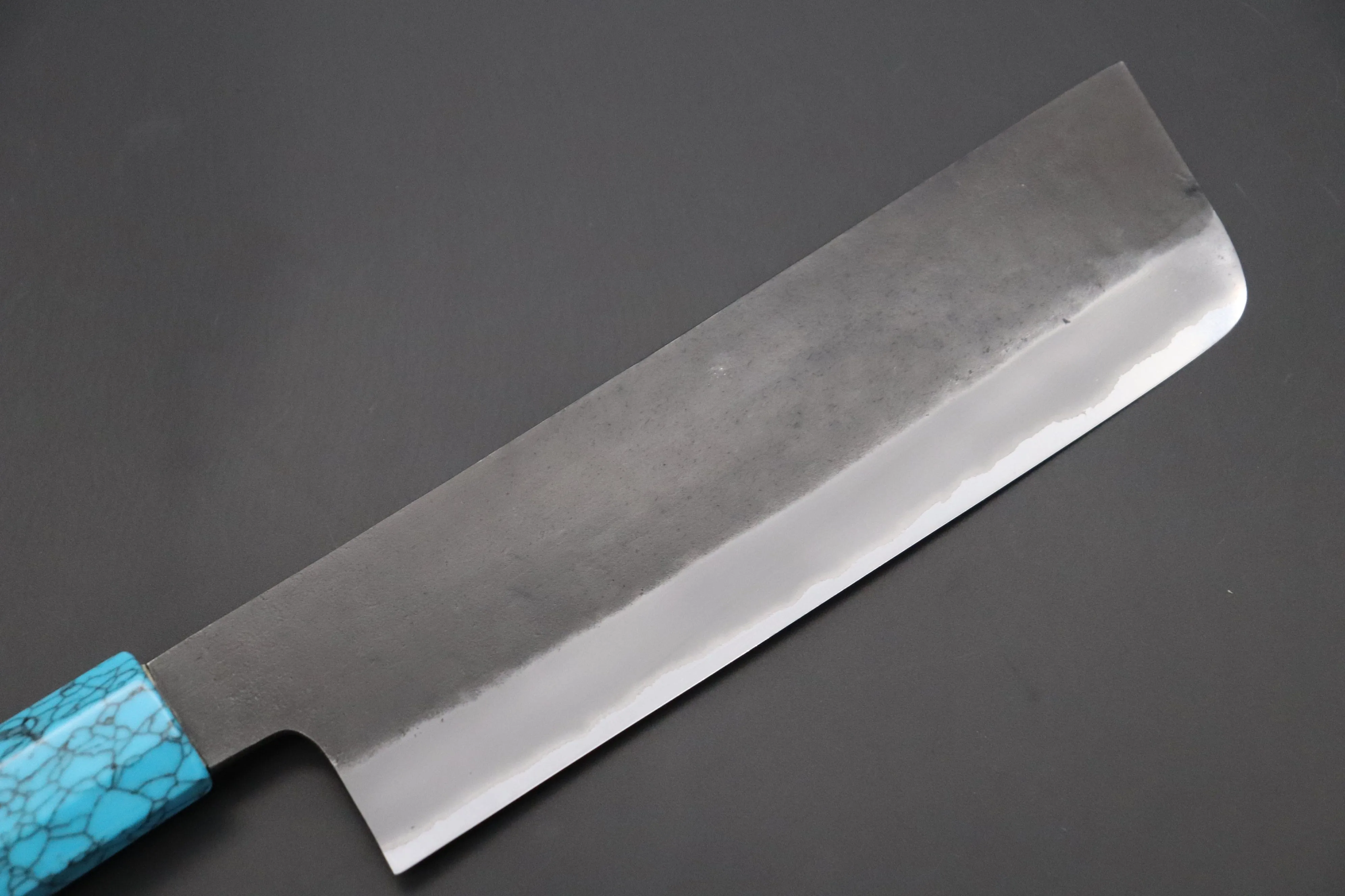 Custom Limited Edition, Hinoura White Steel No.1 Kurouchi Series HS1-5SP6 Nakiri 165mm (6.4 Inch)