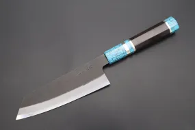 Custom Limited Edition, Hinoura White Steel No.1 Kurouchi Series HS1-8SP17 Bunka 165mm (6.4 Inch)