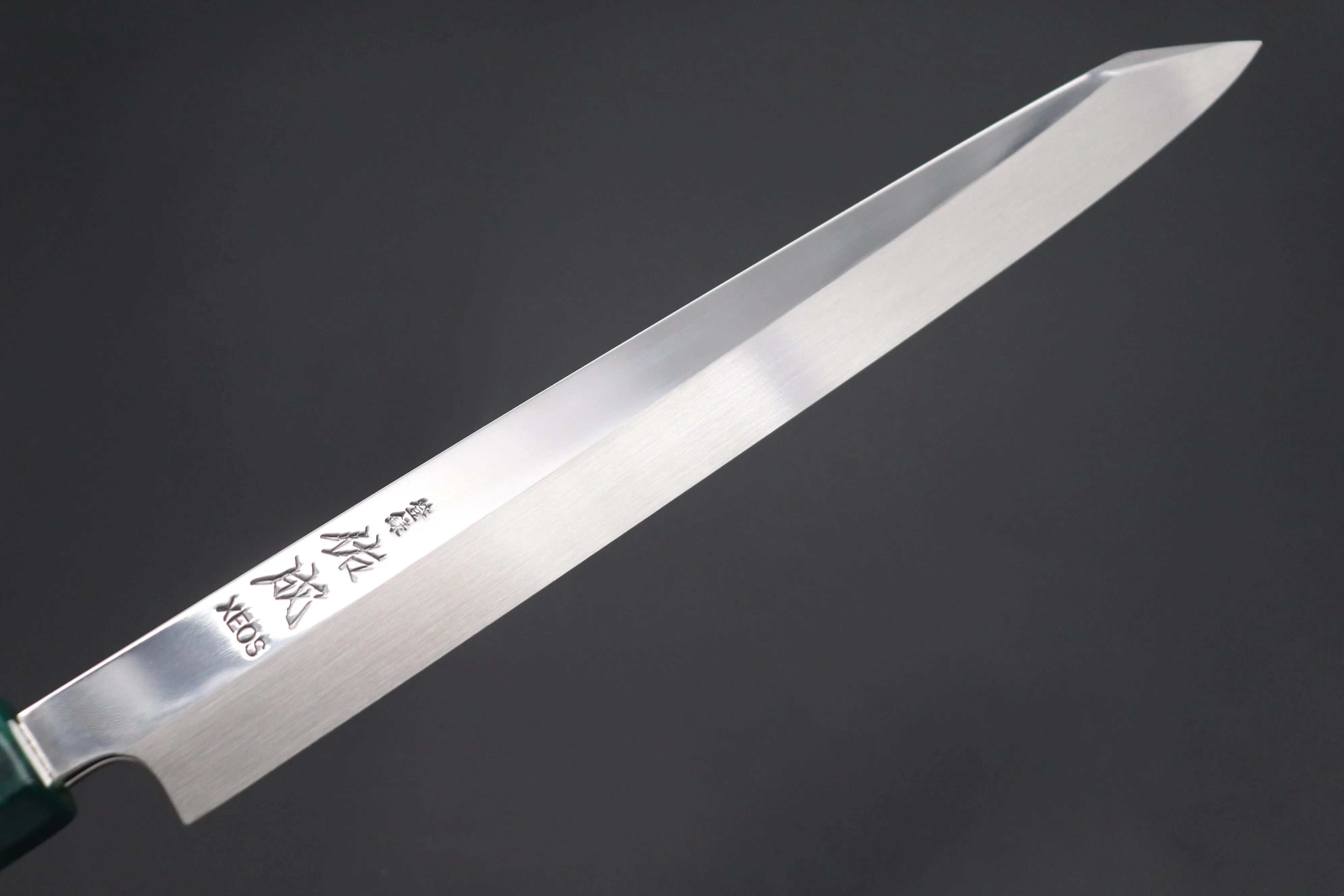 Custom Limited Edition, Sukenari Honyaki XEOS Series HX-2 Kiritsuke Yanagiba 270mm (10.6 Inch, Single Bevel Edge)