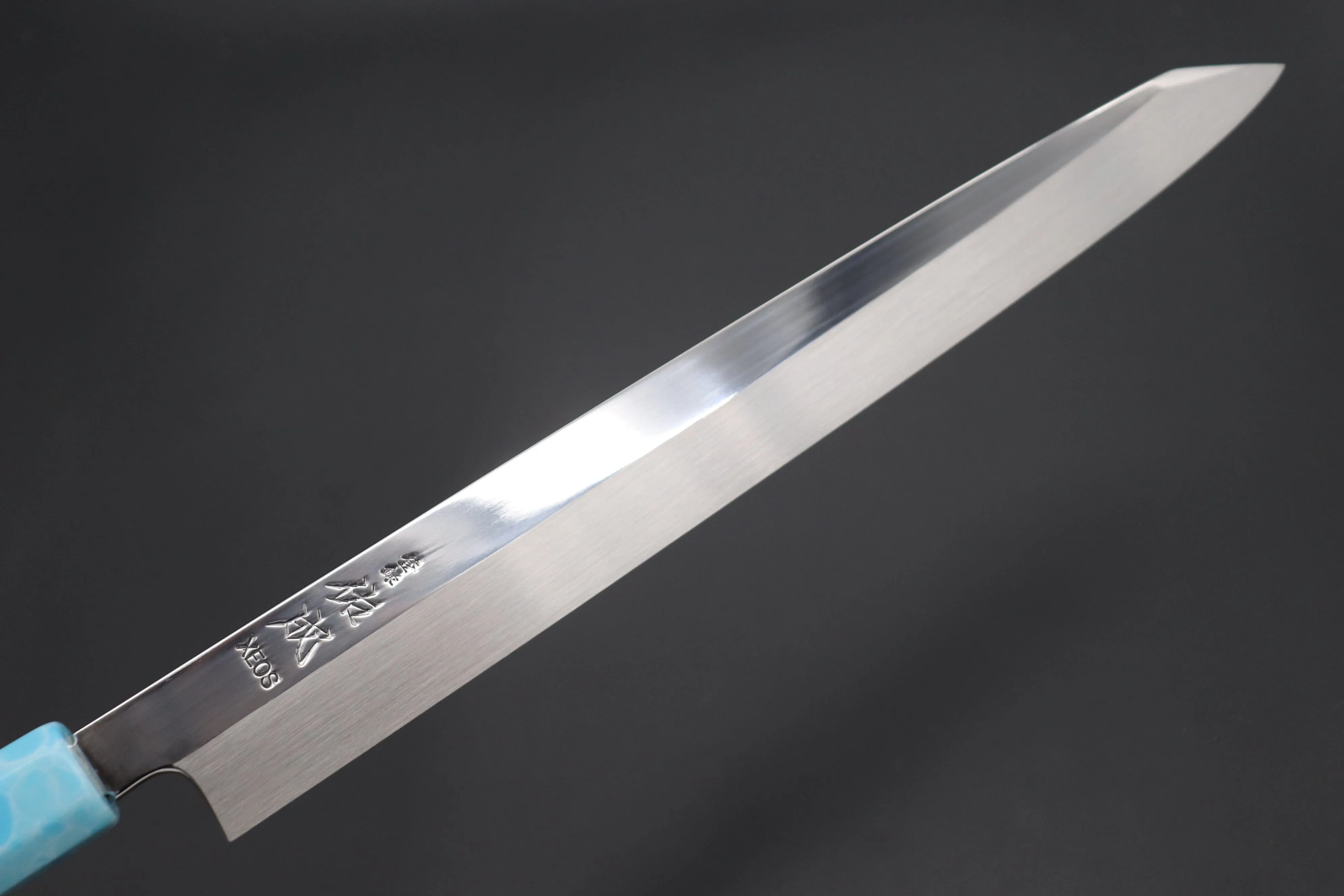 Custom Limited Edition, Sukenari Honyaki XEOS Series HX-3 Kiritsuke Yanagiba 300mm (11.8 Inch, Single Bevel Edge)