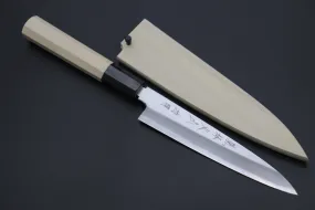 Fu-Rin-Ka-Zan Hon Kasumi Series Blue Steel No.2 Wa Petty ( 2 sizes, Wa Petty 150mm or Wa Petty 180mm, Single Bevel Edge)