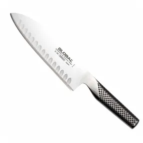 Global G-80 Santoku Granton Edge Knife 18cm