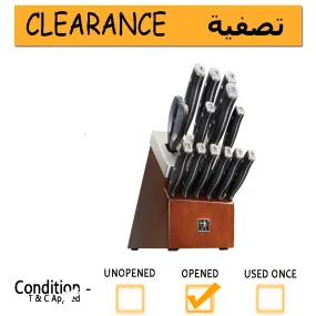 Henckels Forged Accent 14-piece Self-Sharpening Knife Block Set - clearance