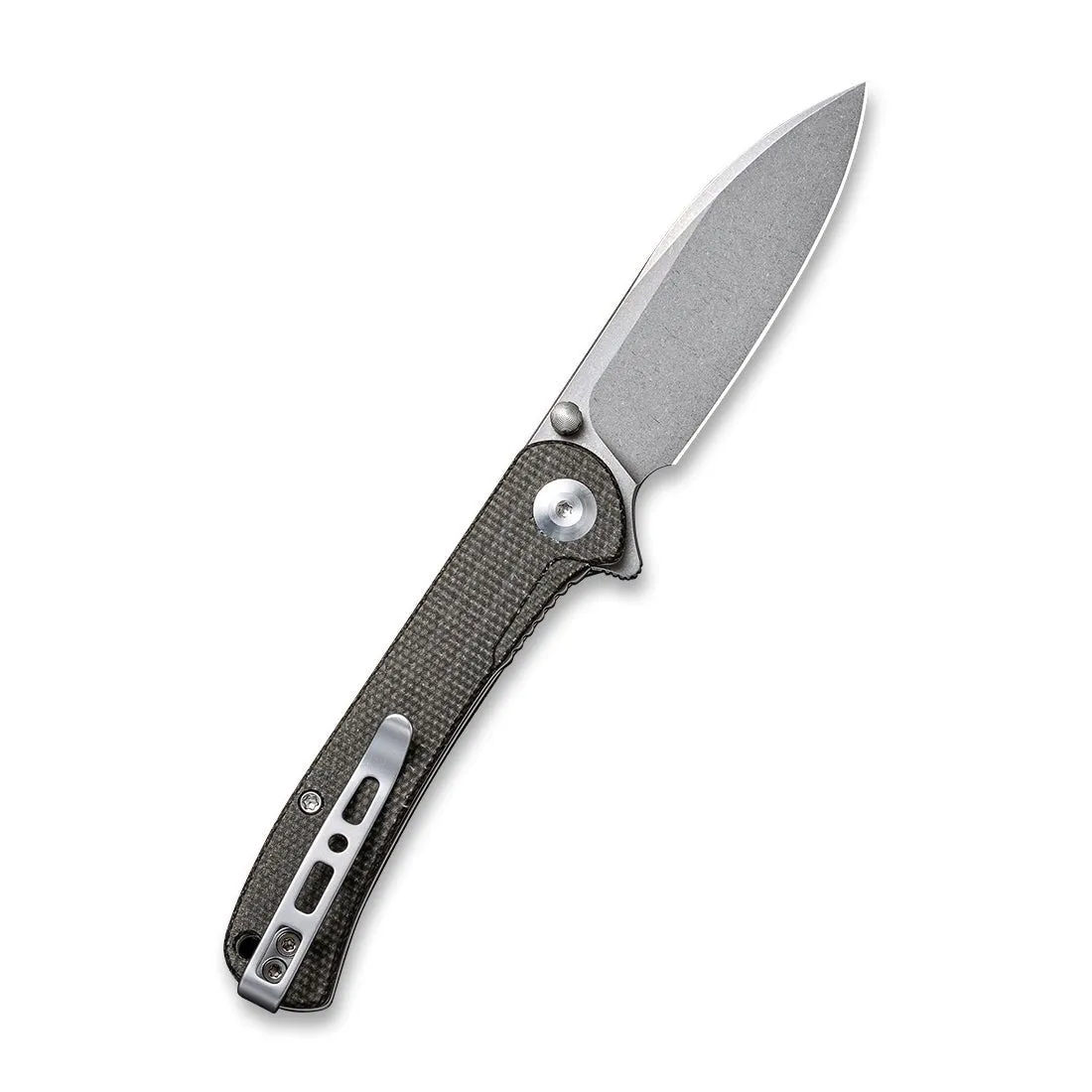 SENCUT Scepter Flipper &Thumb Stud Knife Micarta Handle (2.97" 9Cr18MoV Blade) SA03F